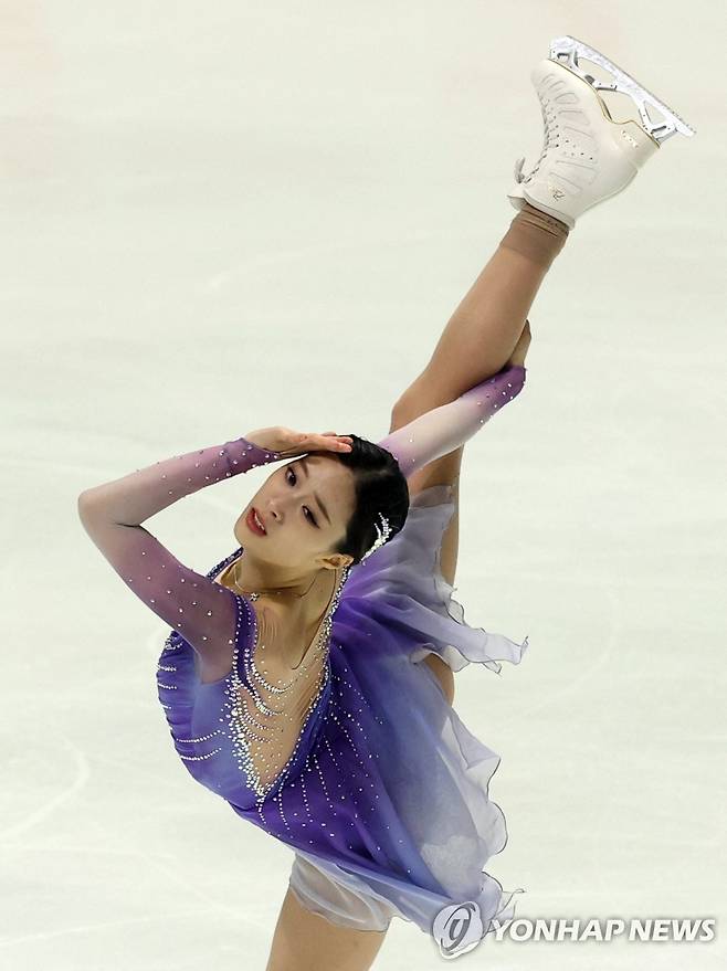 연기펼치는 유영 [로이터=연합뉴스]