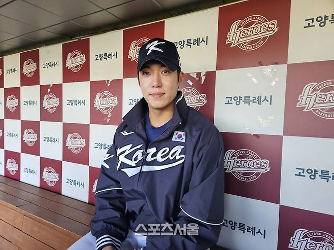 ‘2025 K-BASEBALL SERIES’ 체코-일본 평가전에 출전하는 야구대표팀 투수 원태인이 2일 고양 국가대표 야구훈련장에서 취재진을 만났다. 고양 | 김동영 기자 raining99@sportsseoul.com