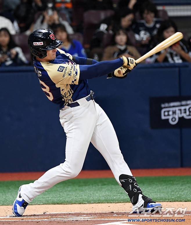 2025 K-BASEBALL SERIES 대한민국과 체코의 평가전이 8일 고척스카이돔에서 열렸다. 슐럽이 타격을 하고 있다. 고척=박재만 기자 pjm@sportschosun.com/2025.11.08/