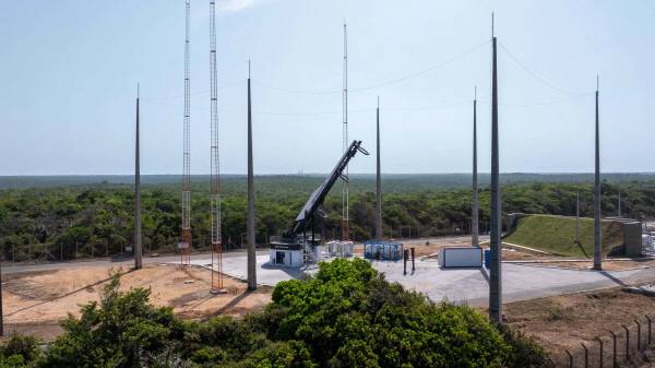 브라질 알칸타라 우주센터 내 설치된 ‘이노스페이스 발사 플랫폼’ 전경. 이노스페이스 전경