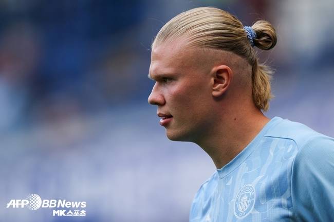 엘링 홀란드. 사진(잉글랜드 런던)=ⓒAFPBBNews = News1