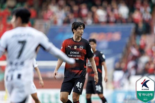 [서울=뉴시스] 프로축구 K리그1 포항스틸러스의 기성용. (사진=한국프로축구연맹 제공) *재판매 및 DB 금지