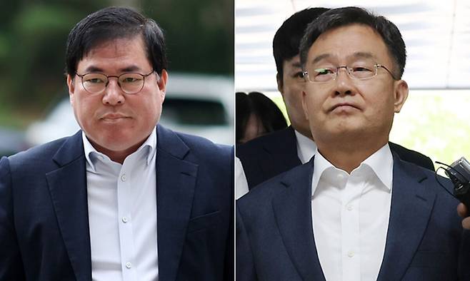 유동규 전 성남도시개발공사 기획본부장(왼쪽), 화천대유자산관리 대주주 김만배씨. 연합뉴스