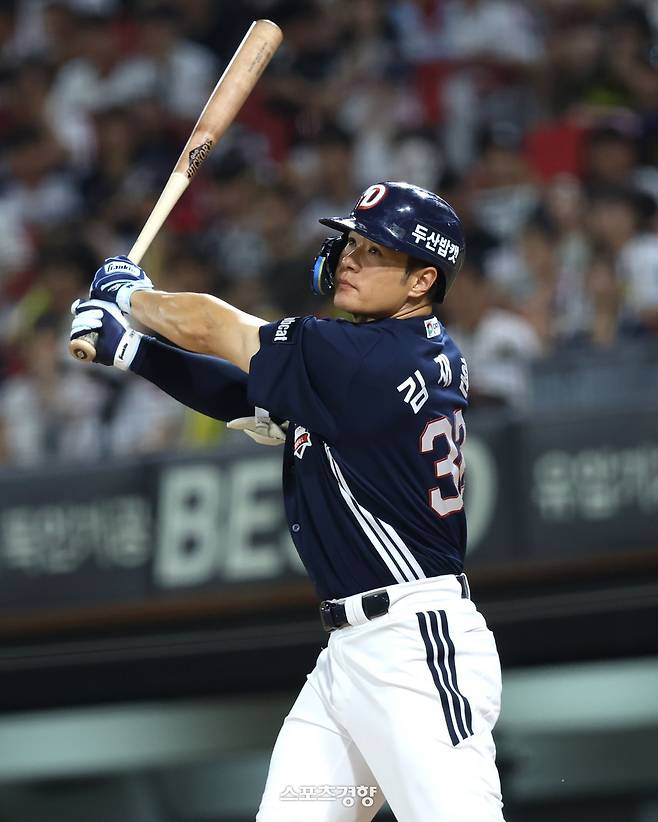 두산 김재환. 두산베어스 제공