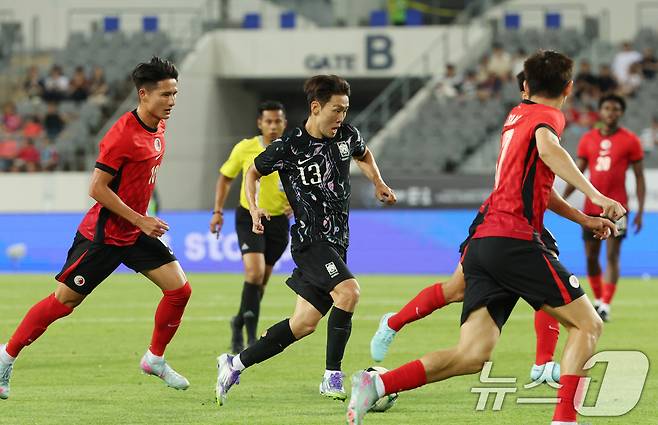부상으로 22세 이하 대표팀 소집이 무산된 강상윤. /뉴스1 ⓒ News1 김영운 기자