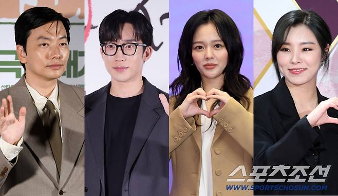 이동휘, 이상이, 정지소, 휘인(왼쪽부터). 스포츠조선DB