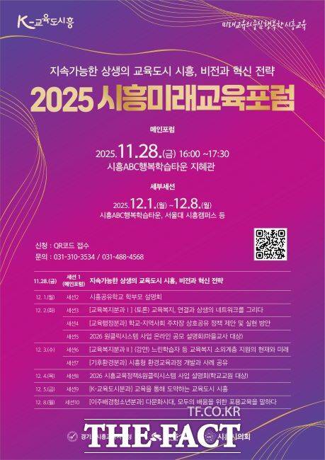 '2025 시흥미래교육포럼' 포스터. /시흥시