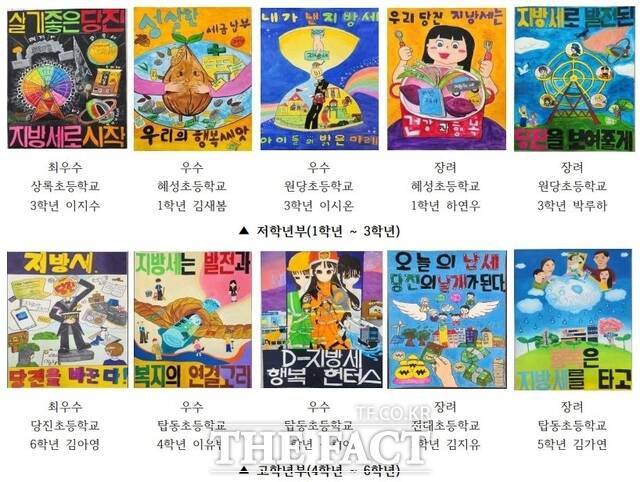 당진시 제6회 지방세 홍보 포스터 공모전 수상작. /당진시