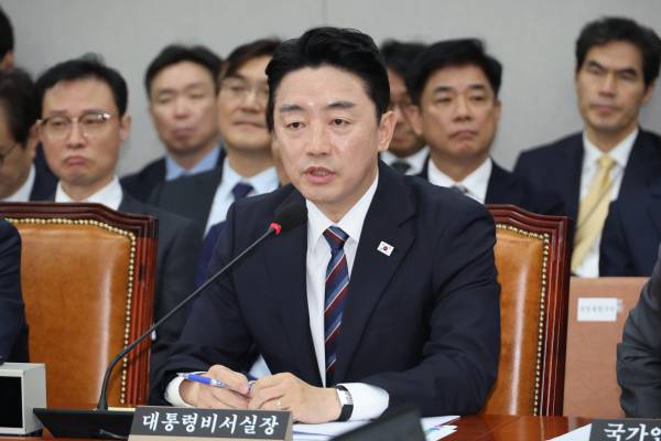 강훈식 대통령실 비서실장. 연합뉴스