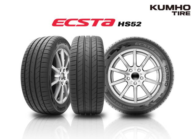 금호타이어가 폭스바겐에 공급하는 신차용 타이어 엑스타(ECSTA) HS52. 사진 제공=금호타이어