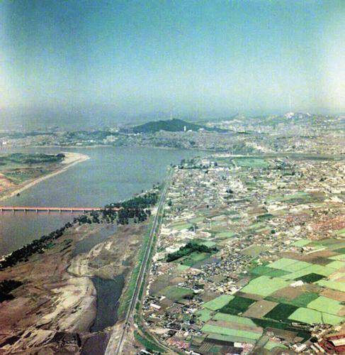 1973년 성수동 일대의 모습. [사진=서울시]