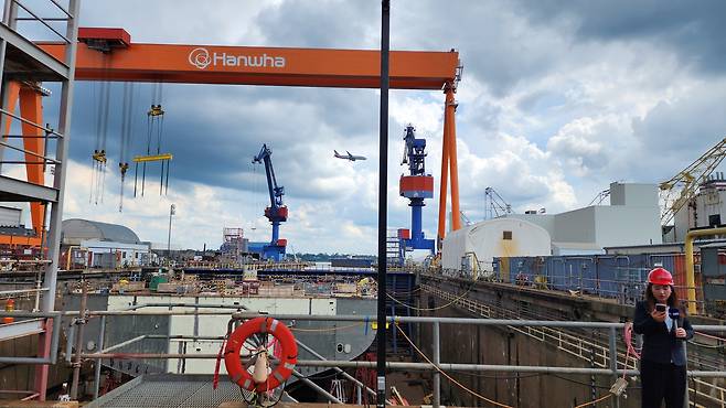 Hanwha Philly Shipyard in Philadelphia. [JOONGANG ILBO]