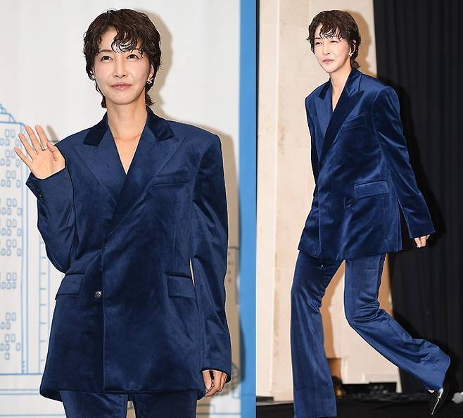 진서연이 젤리처럼 빛나는 숏컷 스타일로 시선을 사로잡았다. 사진=천정환 기자