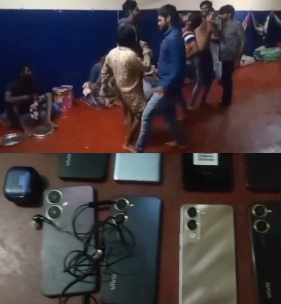 인도 벵갈루루 중앙교도소 내부로 추정되는 영상 [X 캡처]