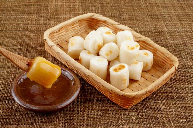 가래떡구이와 조청. 클립아트코리아