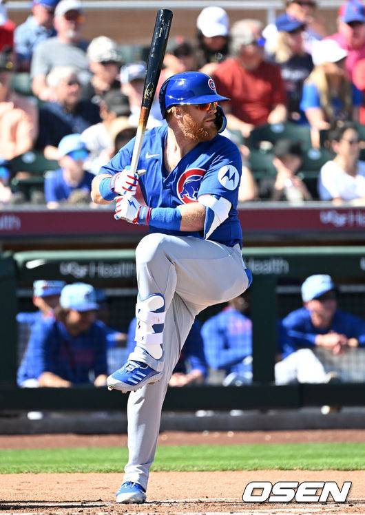 [OSEN=애리조나(미국), 이대선 기자] 시카고 컵스 저스틴 터너. 2025.02.27 / sunday@osen.co.kr