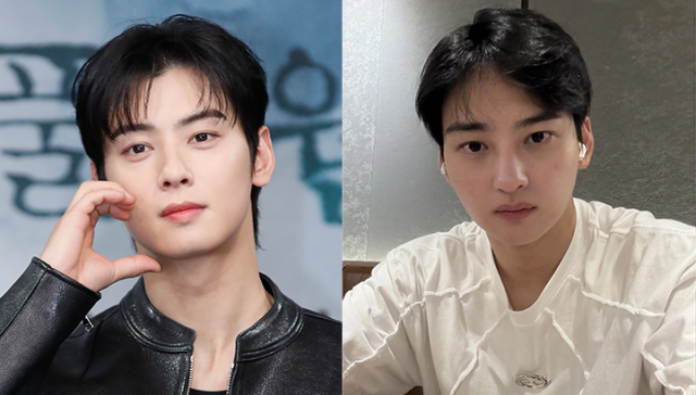 차은우와 그의 동생 이동휘 연구원. 사진=뉴스1, AI 서밋 서울 앤 엑스포