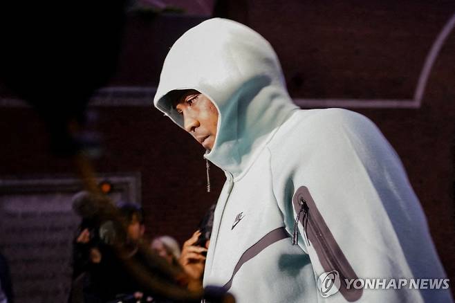 연방법원 출두하는 루이스 오티스 [로이터=연합뉴스]