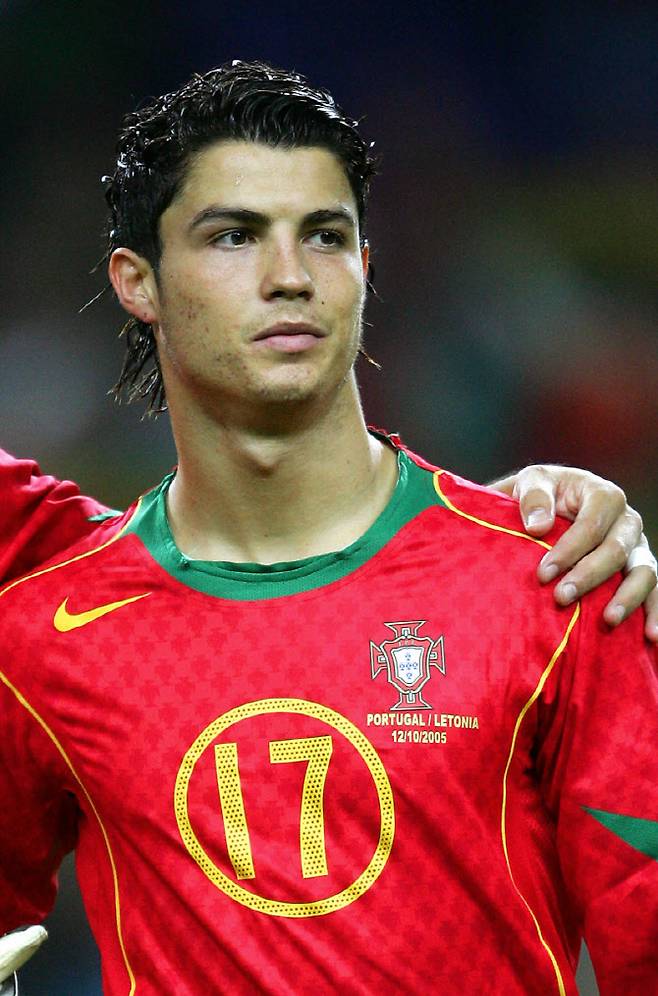 2006 독일 월드컵 당시 크리스티아누 호날두(알나스르)의 모습. 사진=AFPBB NEWS