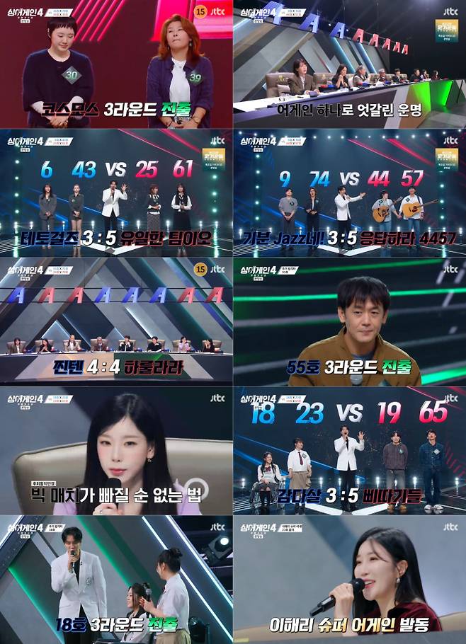 ‘싱어게인4’ 3라운드 진출자 (제공: JTBC)