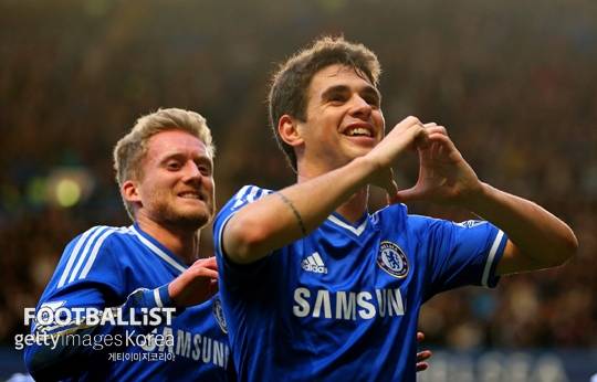 오스카(첼시). 게티이미지코리아