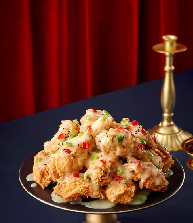 자담치킨 맵슐렝 메뉴. <부자비즈>