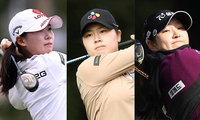 (왼쪽부터) 황유민, 홍정민, 유현조