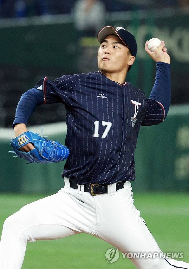 ▲ 왕옌청은 좌완으로 시속 150km의 빠른 공을 던질 수 있으며 아직 젊어 성장 가능성이 높다는 것도 장점으로 뽑힌다 ⓒ연합뉴스