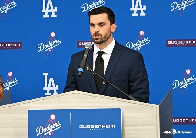 브랜든 곰스 다저스 단장. /AFPBBNews=뉴스1