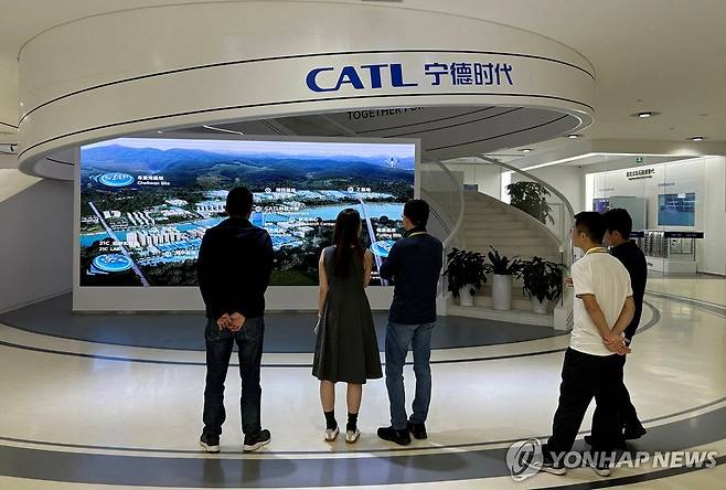 중국 CATL [로이터 연합뉴스 자료사진. 재판매 및 DB 금지]