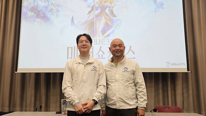 - 정기동 그라비티 사업 PM, 스티븐 시 조이메이커 대표 (사진=김영찬)