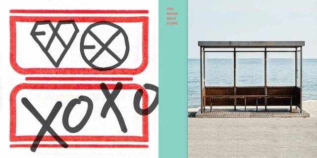 그룹 엑소의 'XOXO'와 방탄소년단의 'YOU NEVER WALK ALONE'은 '밀리언 셀러'라는 단어를 다시 한국 대중음악계에 부활시킨 앨범이다./SM엔터테인먼트 빅히트뮤직
