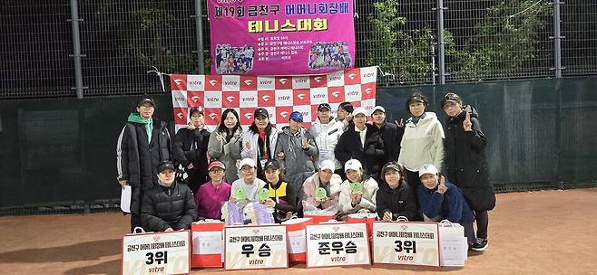 대회 입상자들.