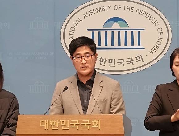 고부건 변호사, 내란 부화수행 고발 기자회견 [사진=고부건 sns갈무리]