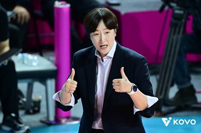 ▲페퍼저축은행 장소연 감독 [KOVO]