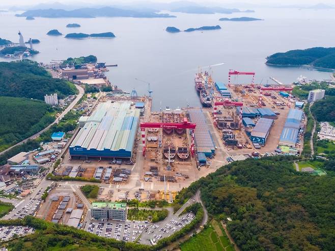 경남 창원 케이조선 진해조선소. 사진=한국경제신문