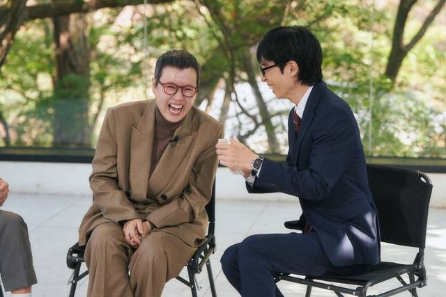 '유퀴즈 온 더 블록'에 출연한 박미선. tvn 제공