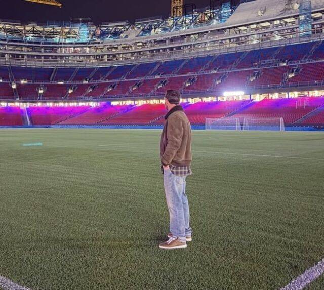 캄프 누를 방문한 리오넬 메시/메시 SNS