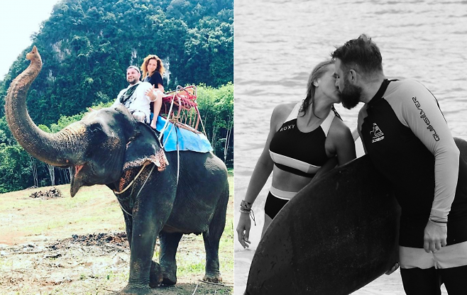 러시아 암호화폐 백만장자인 노박 부부는 생전 세계 곳곳 휴양지에서 보낸 한때를 소셜미디어(SNS)에 올리는 등 호화 생활을 자랑해 왔다. 로만 노박 인스타그램 캡처