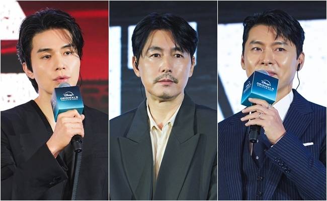 이동욱, 정우성, 현빈. 사진ㅣ월트디즈니컴퍼니