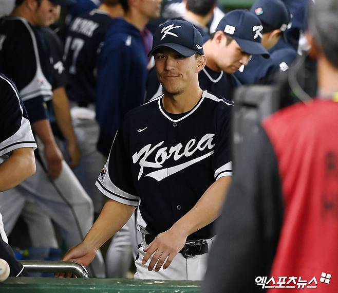 2023년 월드베이스볼클래식(WBC)에서 한국 야구 대표팀 최초의 미국계 선수로 출전했던 토미 에드먼. 사진 엑스포츠뉴스 DB