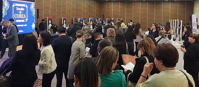 멕시코시티에서 열린 'K관광 트래블 마트' 현장 [한국관광공사 제공. 재판매 및 DB 금지]
