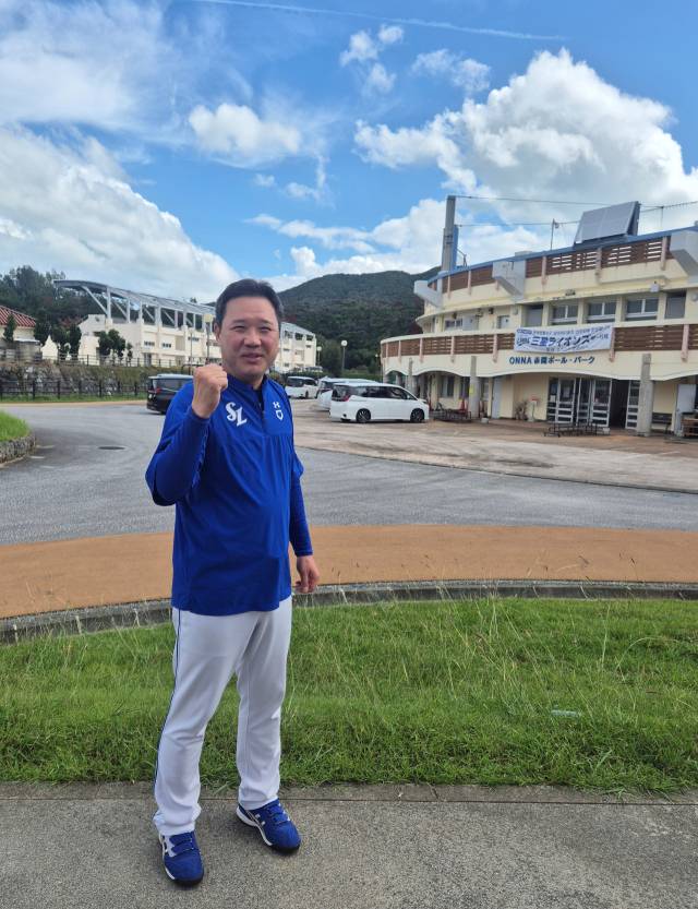 삼성 라이온즈의 일본 오키나와 마무리 훈련을 이끌고 있는 박진만 감독. 채정민 기자