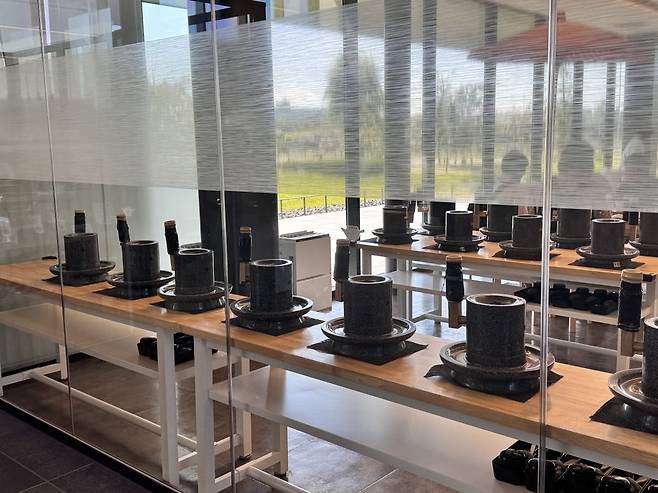 우지의 차 문화복합공간 '차즈나' 내부./김현주 에디터