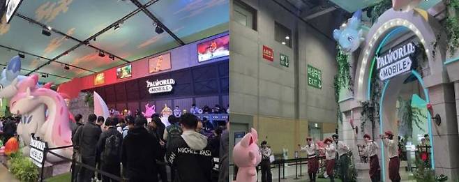 '지스타 2025'의 크래프톤 부스 전경. /사진= 김미현 기자