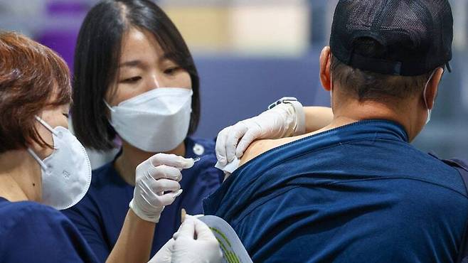 독감 예방주사 접종. 연합뉴스