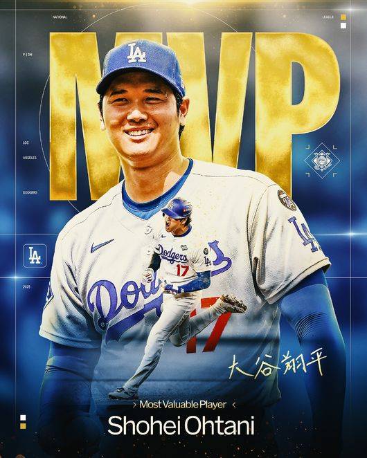 ▲ 양대리그 최우수선수(MVP)에 선정된 뉴욕 양키스 애런 저지와 LA다저스 오타니 쇼헤이 ⓒMLB 공식 사회관계망서비스(SNS) 갈무리
