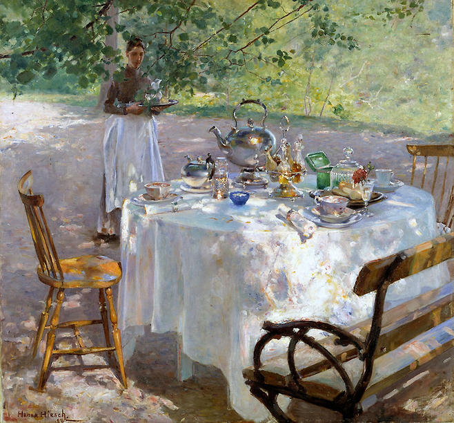 Hanna Hirsch Pauli [Breakfast Time], 1887 ©Nationalmuseum