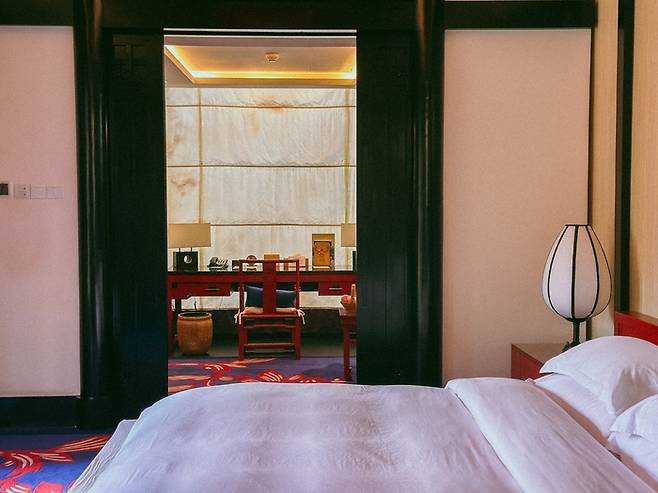 반얀트리 제트풀 빌라 객실 내부/ 사진=권효정 여행+ 기자