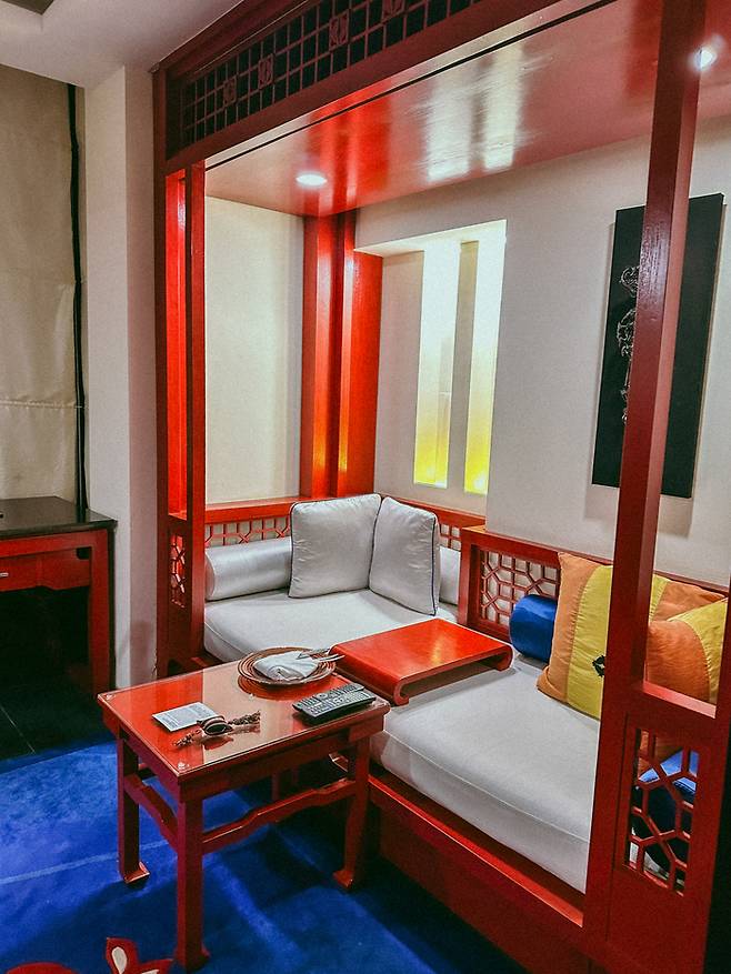 반얀트리 제트풀 빌라 객실 내부/ 사진=권효정 여행+ 기자